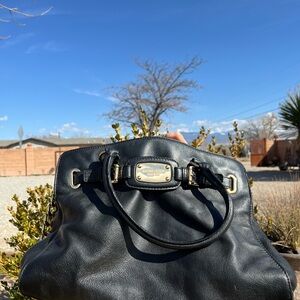 Michael Kors Black Leather Handbag